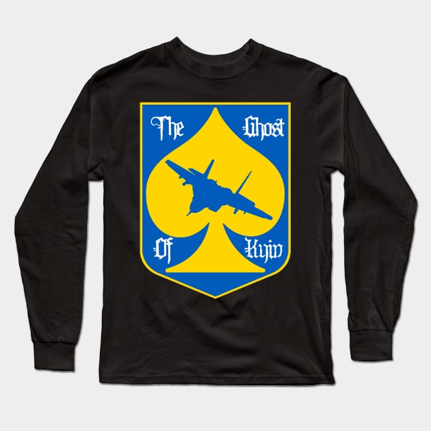 ghost of kiev Long Sleeve T-Shirt by warldev